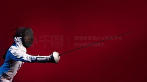 击剑视频素材